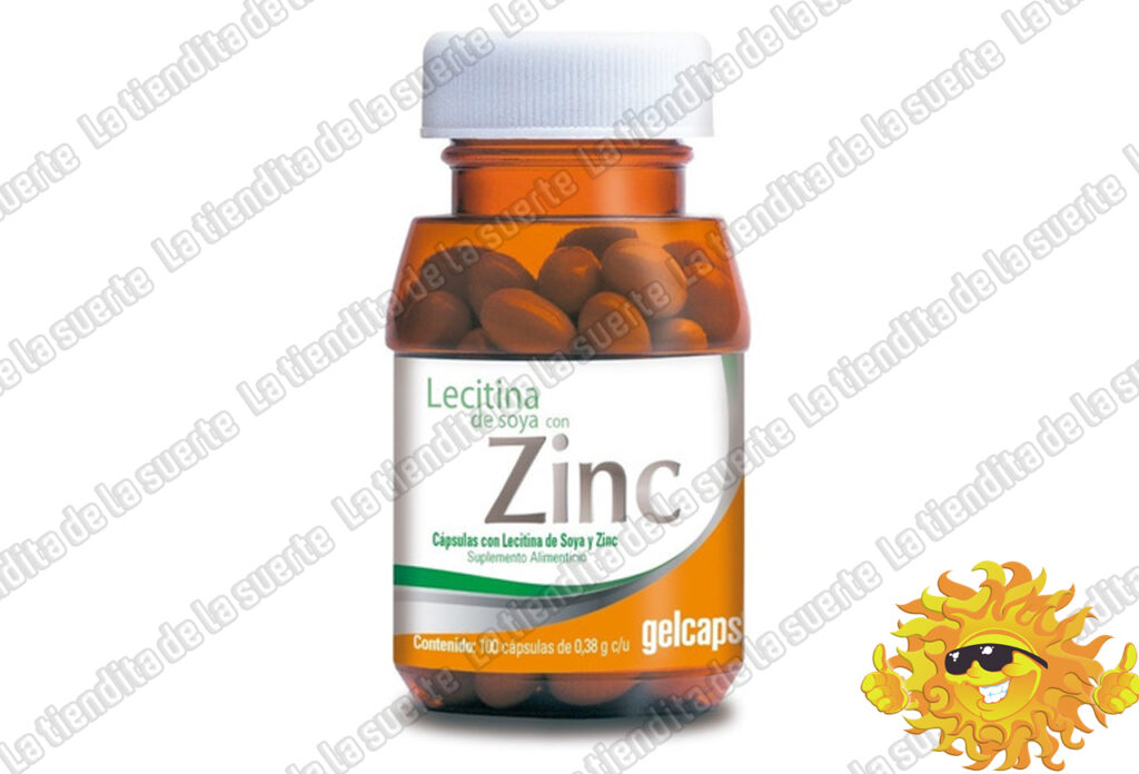 Lecitina de Soya con Zinc (gelcaps) – La Tiendita de la Suerte