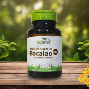 Aceite de Hígado de Bacalao 120 caps Vidanat
