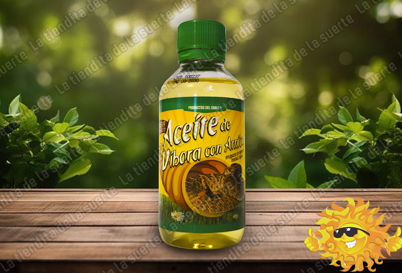 Aceite de Víbora con Árnica 120 ml Productos del Roble