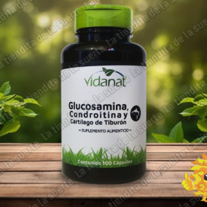 Glucosamina, Condroitina y Cartílago de Tiburón 100 caps Vidanat