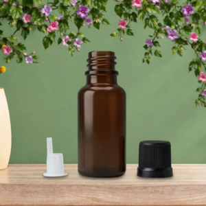 Frasco Ámbar 20 ml con Inserto