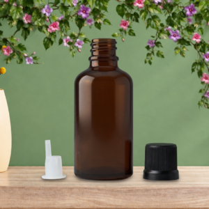 Frasco Ámbar 50 ml con Inserto
