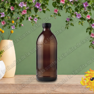 Frasco Ámbar Cristal 500 ml