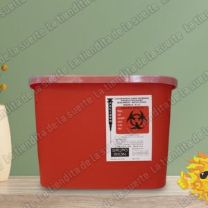 Contenedor Para Residuos Punzocortantes 4 L.