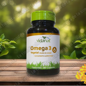 Omega 3 vegetal. 180 Cáps Vidanat.